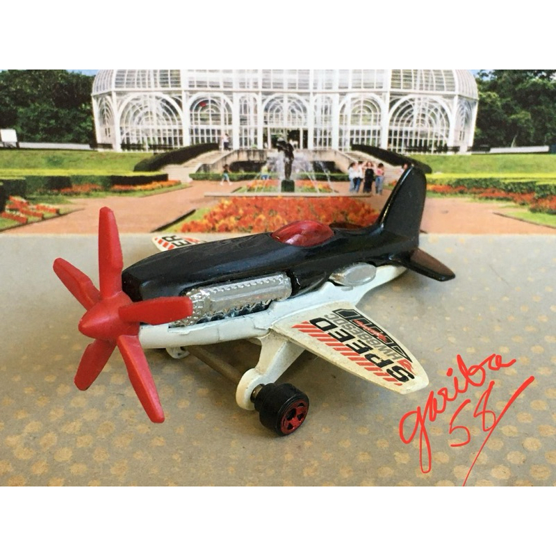 HOT WHEELS MAD PROPZ AVIÃO 2011 THRILL RACERS HIGHWAY GARIBA58