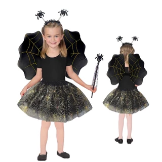 Kit 4 Fantasia Asas de Borboleta Fada Tiara Varinha e Saia Tule Infantil Vestidos De Halloween em Oferta na Shopee