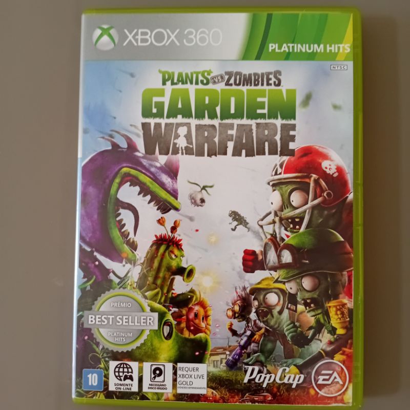 Plants vs Zombies Garden Warfare Xbox 360 Original | Shopee Brasil
