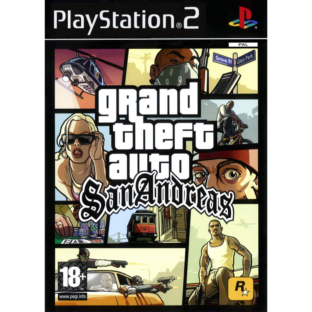 Grand Theft Auto: San Andreas ISO PS2 | Shopee Brasil
