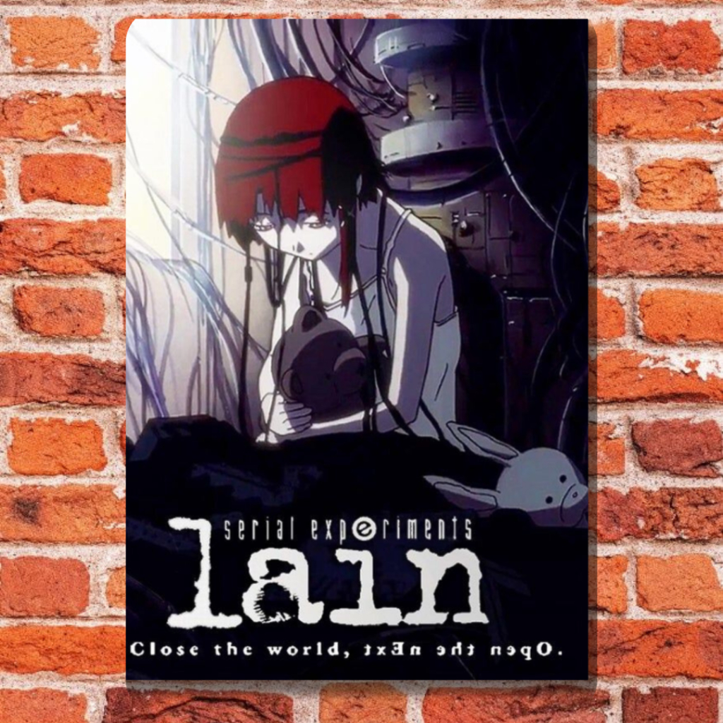 Serial Experiments Lain - Quadro Decorativo Sem Moldura