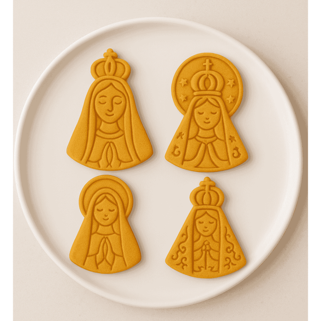 🙏💙NOSSA SENHORA Cortador Biscoito  | Kit 4 pçs | Opções 6, 8