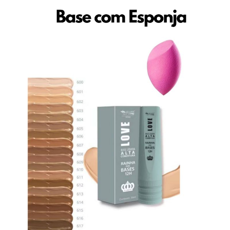 Base Alta Cobertura Rainha das Bases A Prova D'Agua Max Love cobre até ...