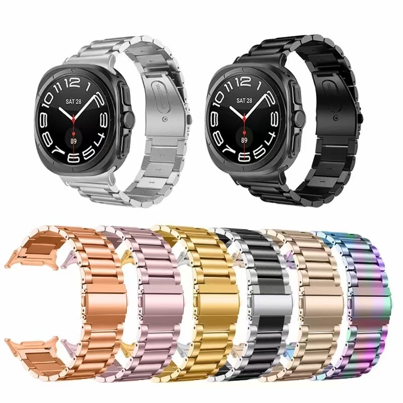 Pulseira Para Samsung Galaxy Watch 7 Ultra/watch 8 ultra 47MM-Aço Elos 3 GOMADO