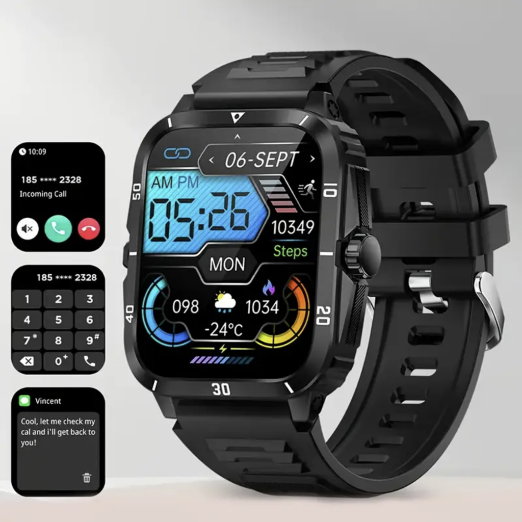 Relógio Inteligente ERUN Masculino Elegante Smartwatch Fitness com ...