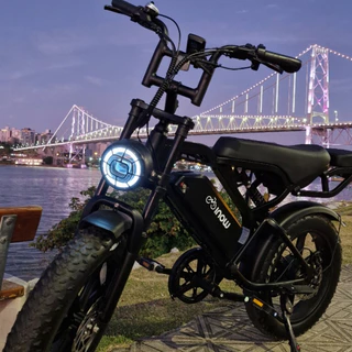 🚴‍♂️ Bicicleta Elétrica INOW V20 Brake – 750W, Suspensão Dupla e Freios Hidráulicos para Máxima Potência e Conforto