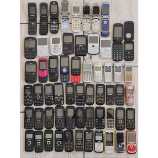 Lote Com 60 Celulares Antigos / Simples Diversas Marcas / Modelos