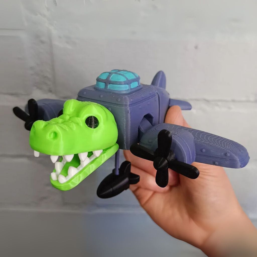 Bombardino Crocodilo Meme Tiktok Boneco Brinquedo Articulado | Shopee ...