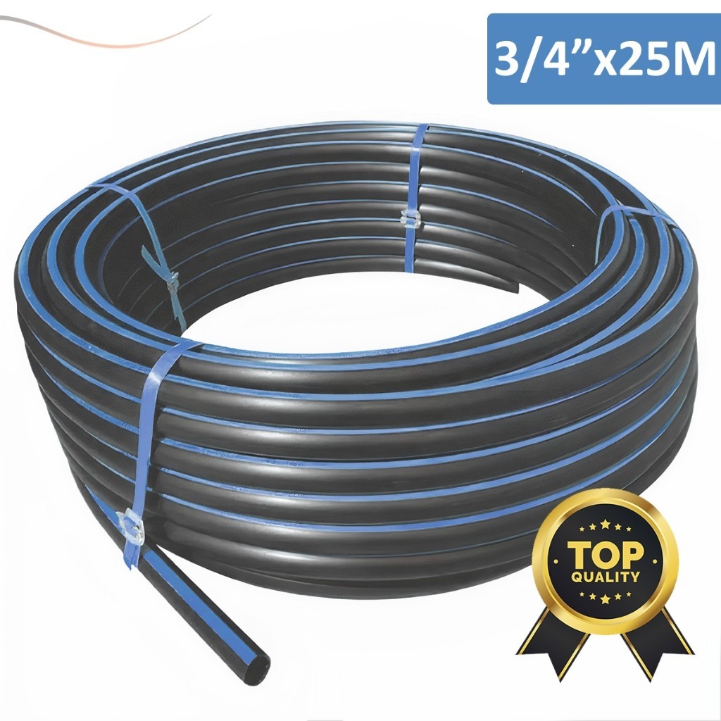 Mangueira Irrigação Gotejamento 3/4 Plástica Rolo Com 25 Metros SEM ...