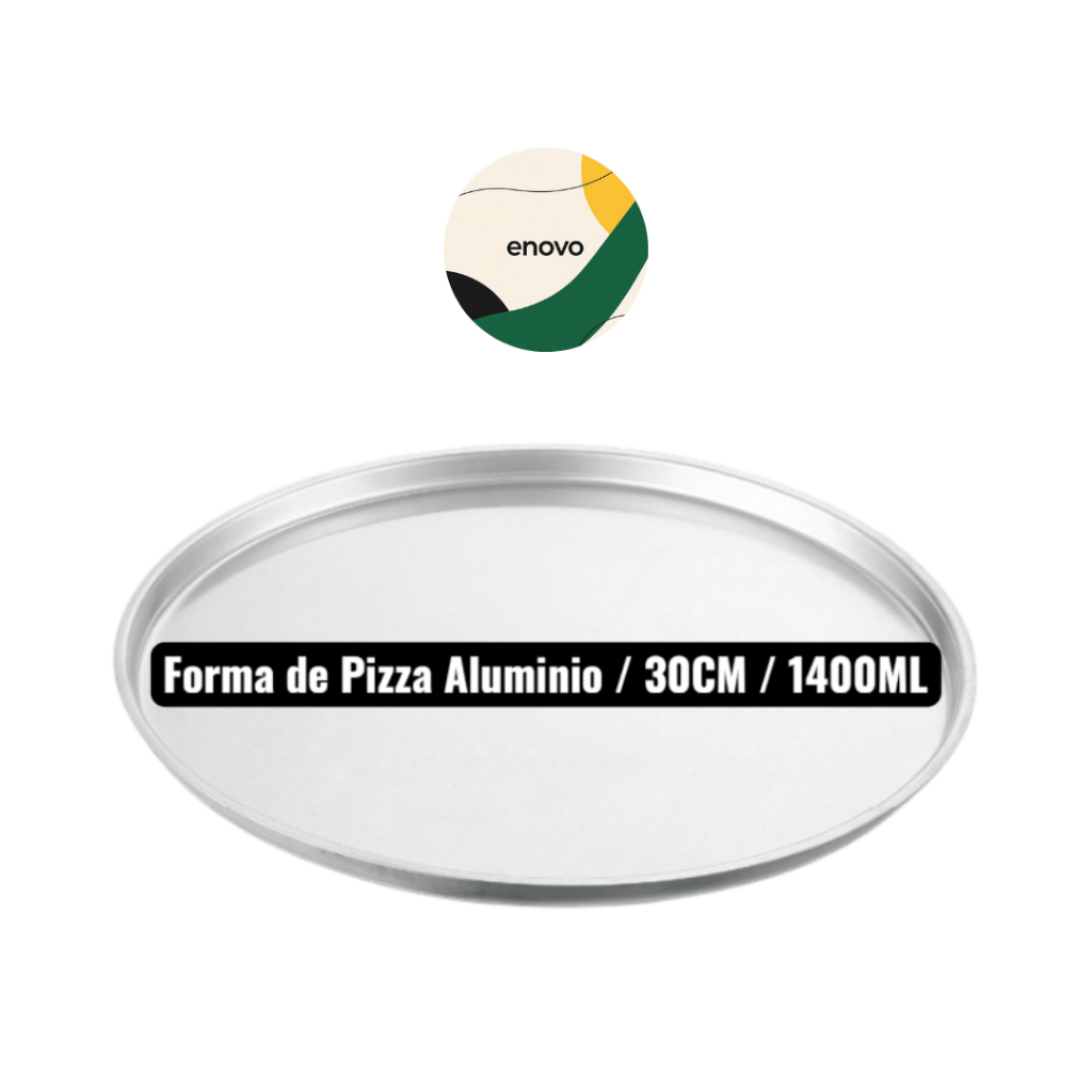 Forma Assadeira de Pizza em Alumínio — 30 cm, Durável, Leve 