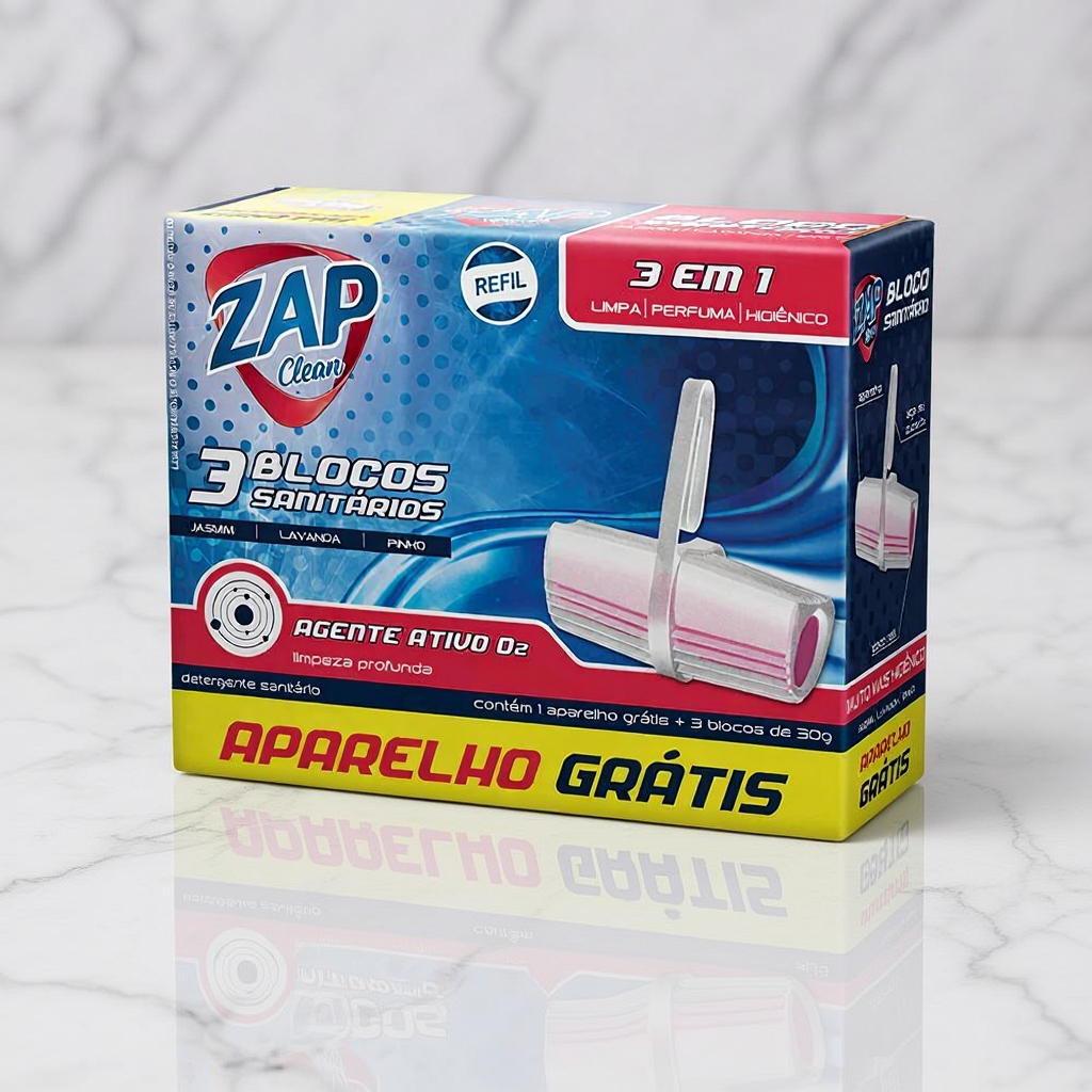 Bloco Sanitário Zap Clean - Aparelho - Leve 3 com Aparelho Grátis ...