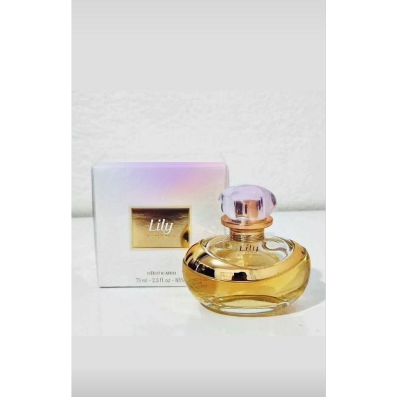 Perfume Lily Eau de Parfum Feminino – O Boticário 75ml em Oferta na Shopee