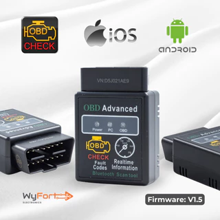 Scanner ELM327 OBD2 Diagnostico Automotivo V1.5 Advanced Bluetooth Android IOS WYFORT WF02H4 em Oferta na Shopee
