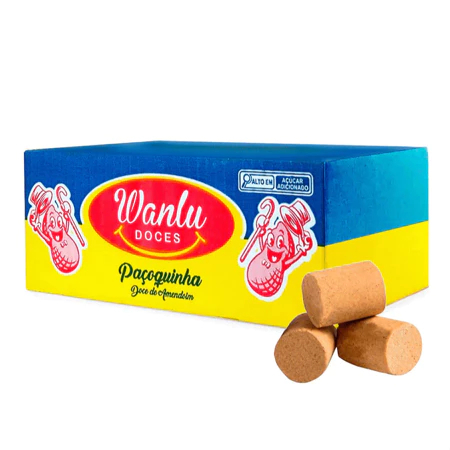 Paçoca 100 Unidades Caixa - Faz a Boa!