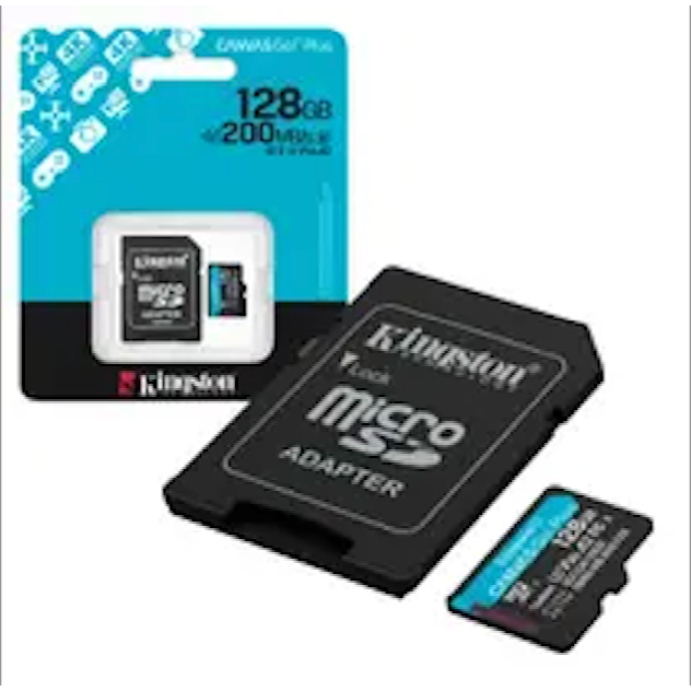 Cartão de Memória 128gb Micro Sd Canvas GO Plus 200mbs V30 4K A2