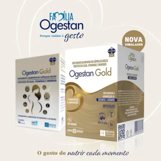 SUPLEMENTO ALIMENTAR OGESTAN GOLD 90 CAPS. em Oferta na Shopee