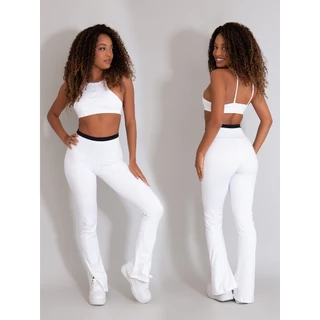 Conjunto Feminino Legging Poliamida + Top Fitness Academia Fenda em Oferta na Shopee