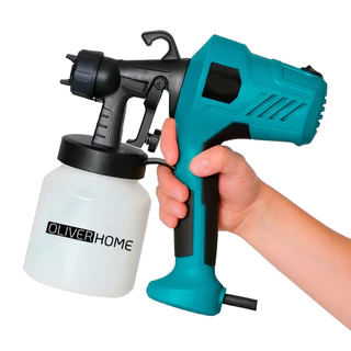 Pistola Elétrica Para Pintura Pulverizador de Tinta com Bico e Compressor 450w - OliverHome em Oferta na Shopee