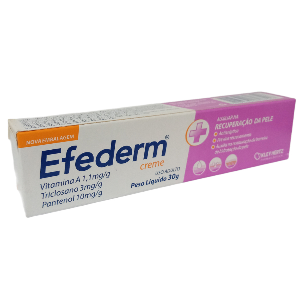 Efederm creme recuperação da pele Kley Hertz 30g