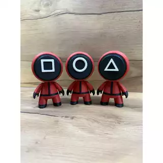 Mini Bonecos Inspirado em Round 6 - Decorativo