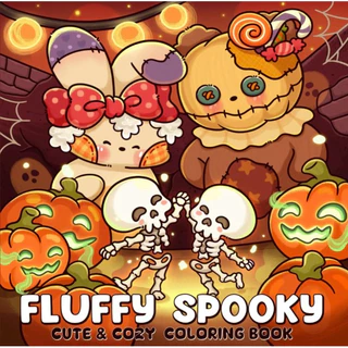 FLUFFY SPOOKY Desenhos Para Colorir em Oferta na Shopee