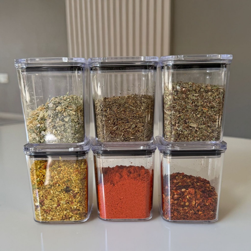 Pote 200ml Hermético – Acrílico p/ Condimentos temperos