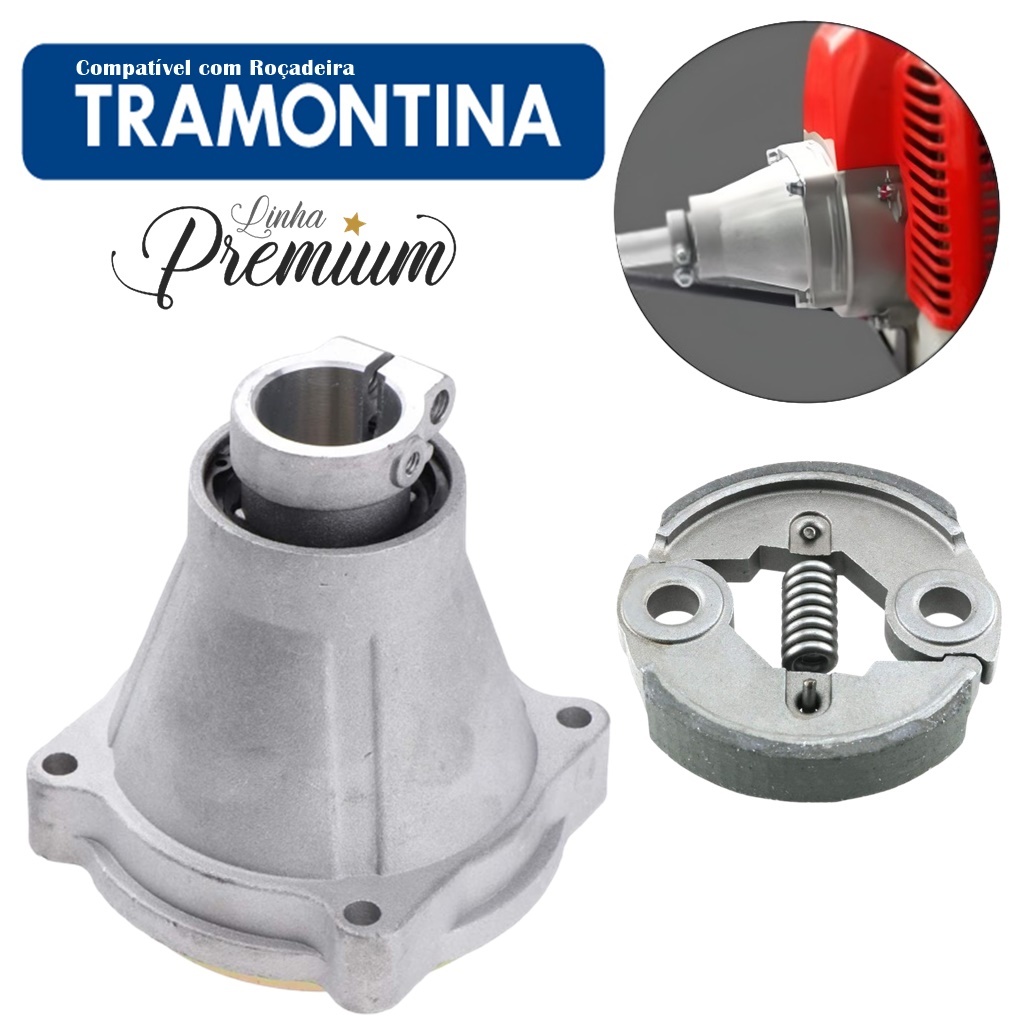 Kit Tambor + Embreagem Para Roçadeira a Gasolina Tramontina RC43 | Shopee  Brasil