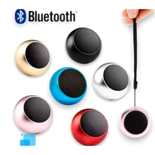 Kit 10 Mini Caixinha De Som De Metal Bluetooth Amplificada de 3W Potente