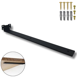 Suporte 40cm Mão Francesa Invisível Para Prateleira Cantoneira Aço Reforçado Estilo Moderno