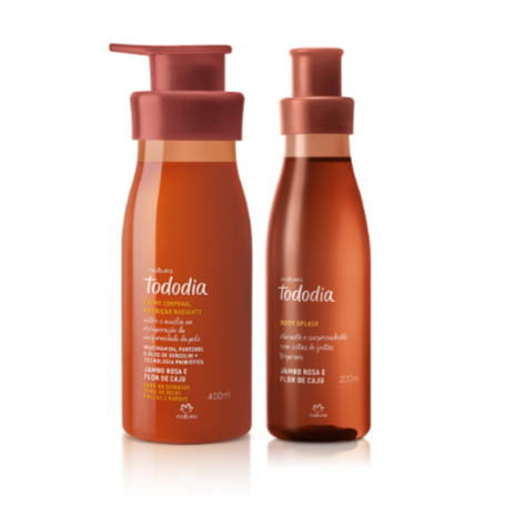 Natura Kit Tododia Creme HIDRATANTE 400ml + BODY SPLASH 200ml