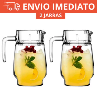 Kit 2 Jarras de Vidro 1,8 Litros Original Linha Safira – Resistente e Elegante