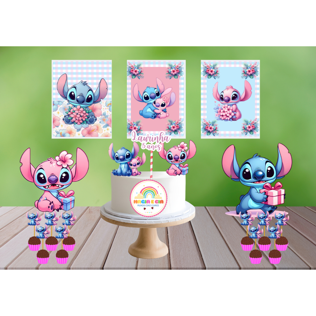 Kit Festa Stitch e Angel | Shopee Brasil