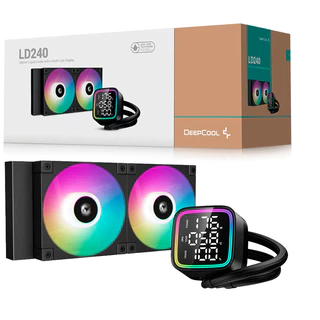 Water Cooler Deepcool Ld240, Preto, 240mm, 2 Fans - Recondicionado