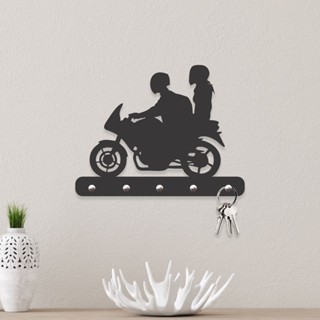 Porta Chaves Motocicleta em Mdf Vazado de 3mm - acompanha dupla face 3M
