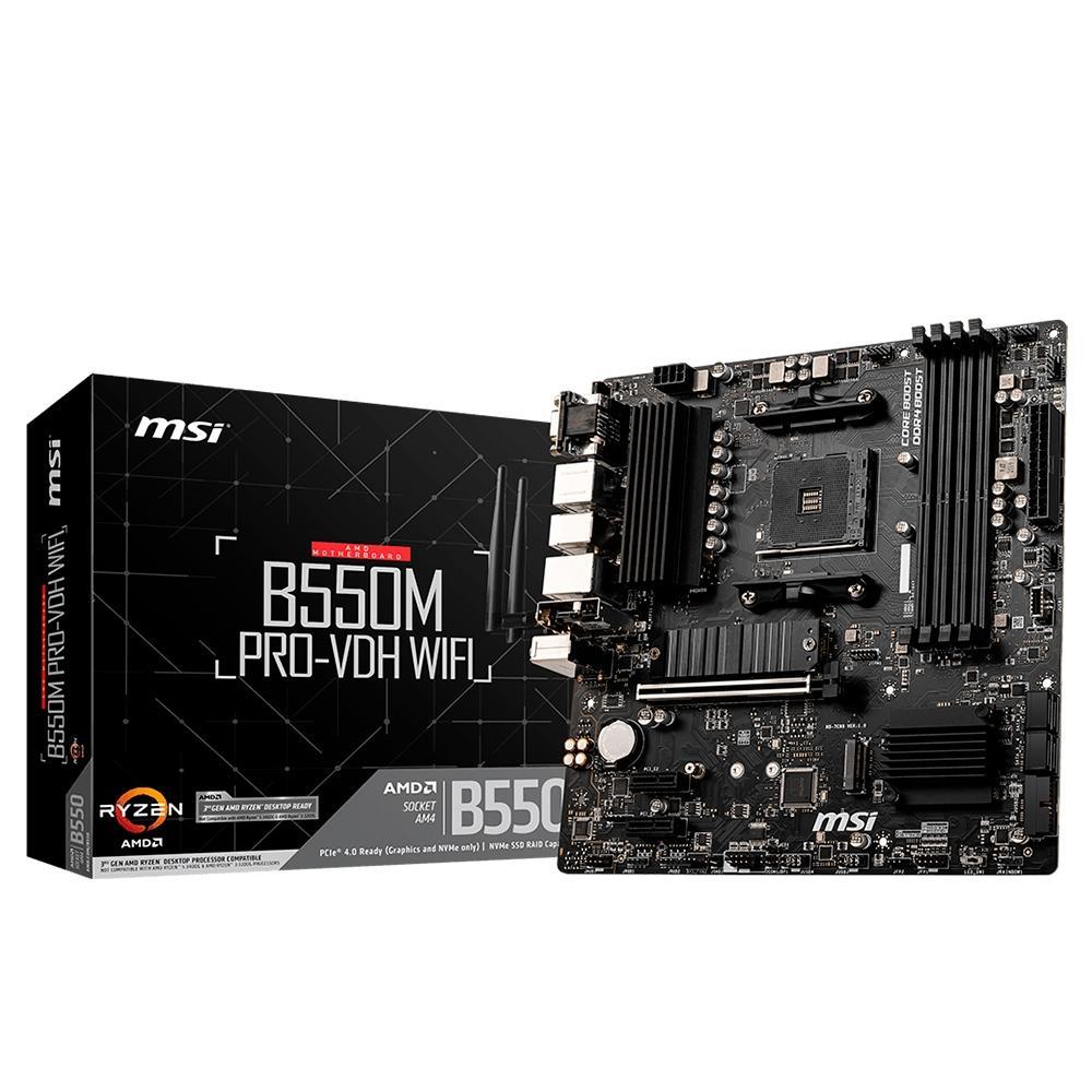 Kit Placa-Mãe MSI B550M Pro-VDH WiFi+Ryzen 7 5700X | Shopee Brasil