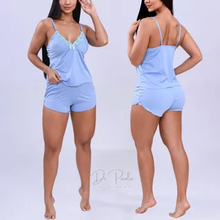 Pijama Baby Doll Malha Fria Tecido Fresquinho Roupa De Dormir Molinho Confortavel Langerie Sensual Detalhe em Renda em Oferta na Shopee
