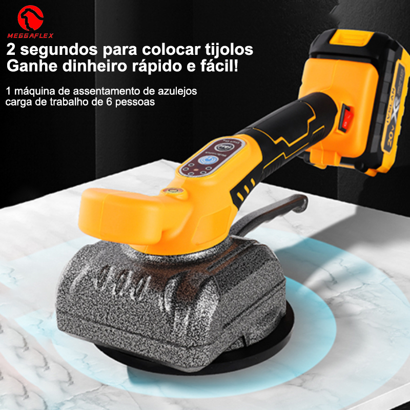 Ventosa Vibratória para Porcelanato - Assentamento Rápido e Preciso ...