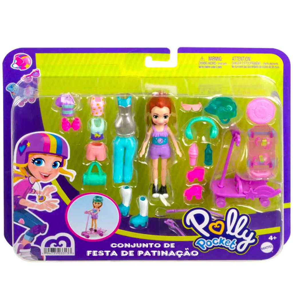 Polly Pocket - Pronta para a Festa - Boneca com Acessorios