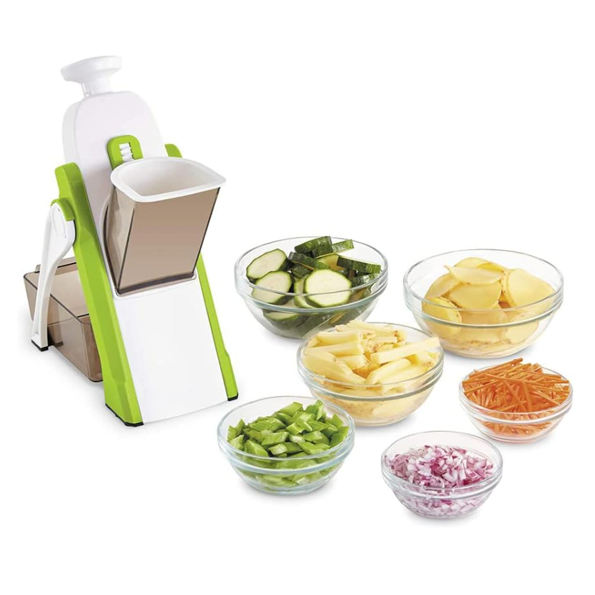 Cortador Ralador 5em1 Legumes Verduras Vegetais Manual Triturador