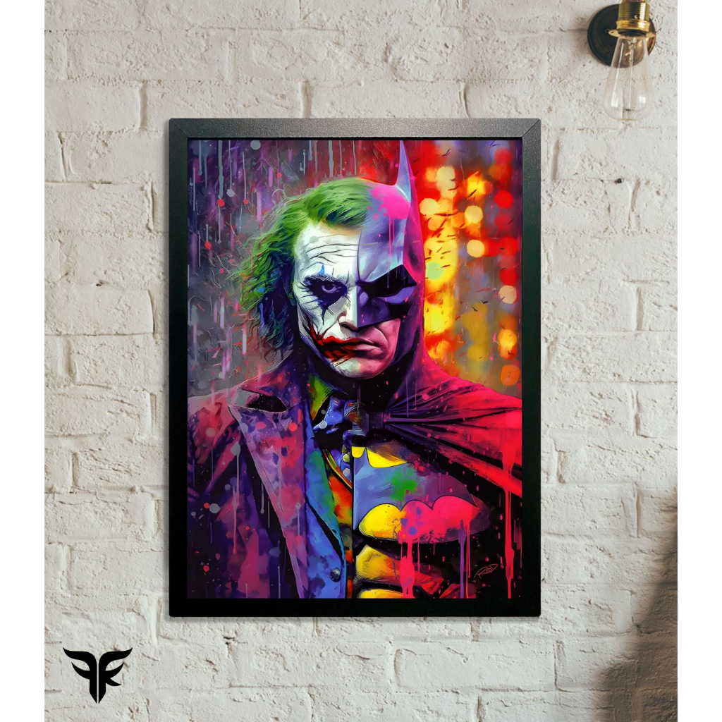 Quadro Batman Coringa Shopee Brasil