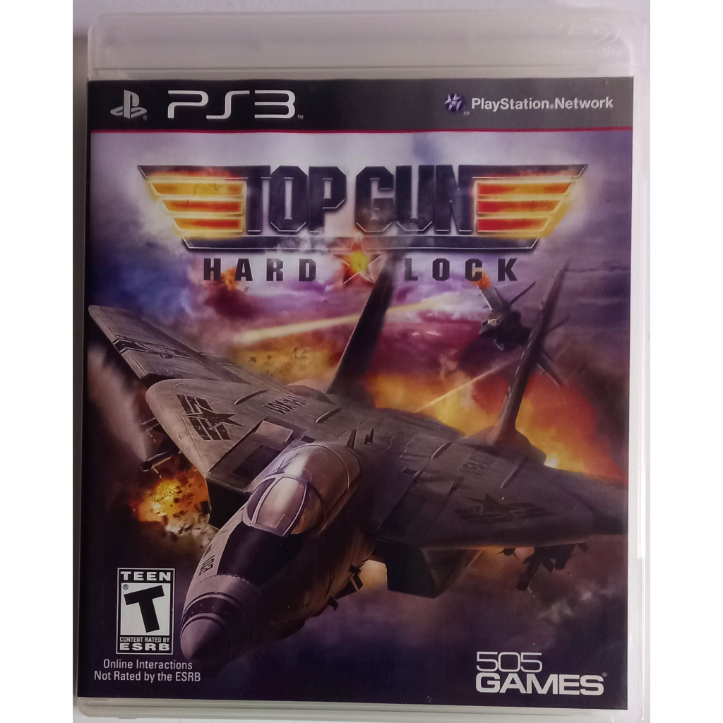 JOGO TOP GUN HARD LOCK ORIGINAL MIDIA FISICA CD. | Shopee Brasil