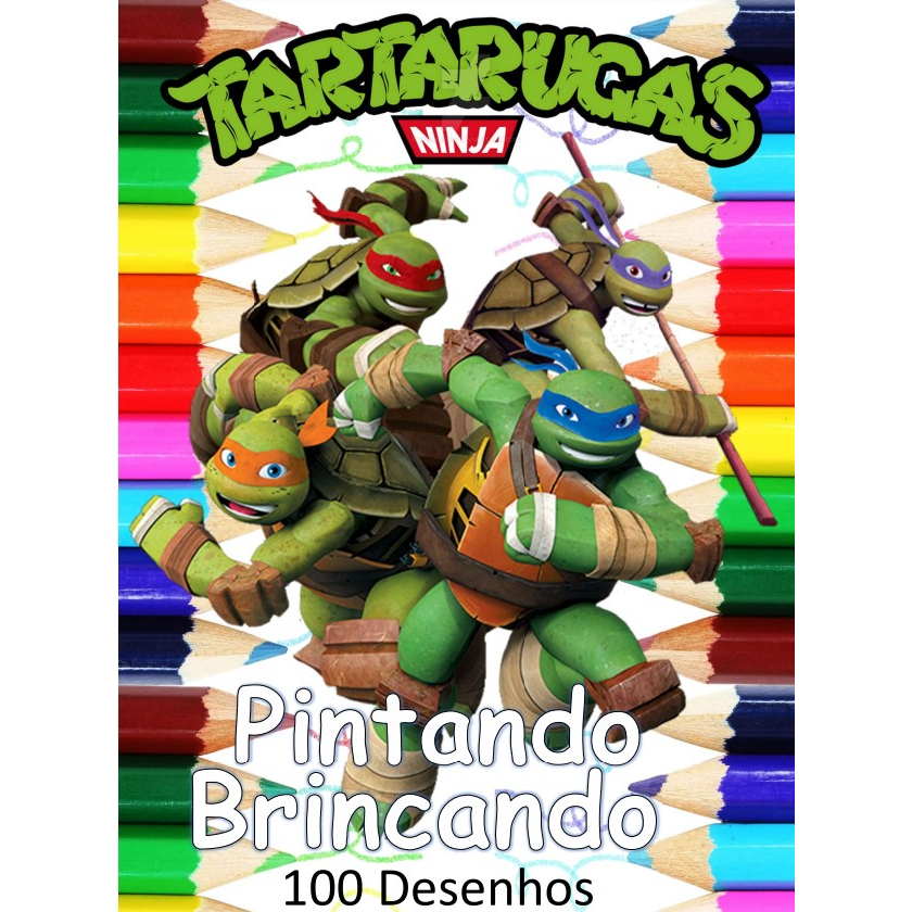 55 Desenhos Tartarugas Ninja para colorir - OrigamiAmi - Arte para toda a  festa