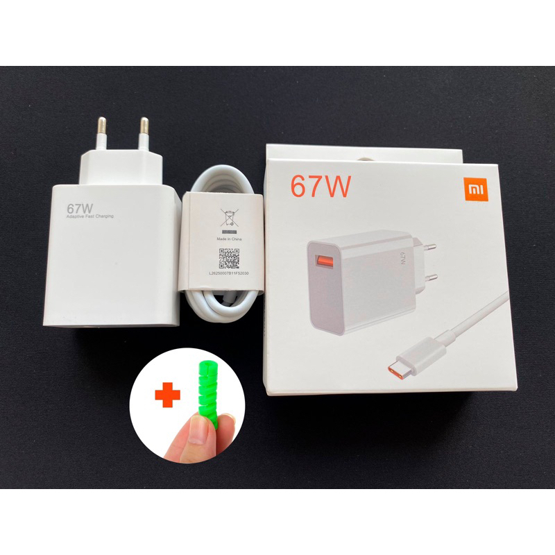 Carregador Turbo Tipo C Xiaomi 67w Cabo 6a Usb Protetor De Cabo Shopee Brasil 