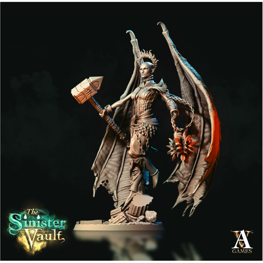 Miniatura para RPG Zadkiel the Fallen Archvillain