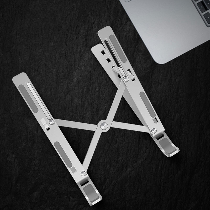 KIT 2 Suporte Apoio De Notebook Laptop Compacto Articulado Home Office / Suporte Notebook / Porta Notebook Preto