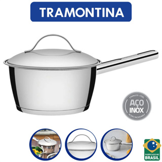 Panela Em Aço Inox Linha Allegra Com 1 Cabo Capacidade 2,7 Litros Tramontina