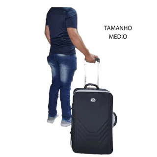 Mala Média 23kg Anac Com Rodinhas Resistente Village Rígida Tamanho Médio