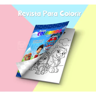 10 revistinhas livrinhos para colorir personalizado com nome e idade lembrancinha aniversário