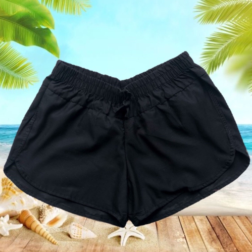 Short Feminino Tactel Para Caminhada, Saída De Praia, Academia, Lazer  Soltinho