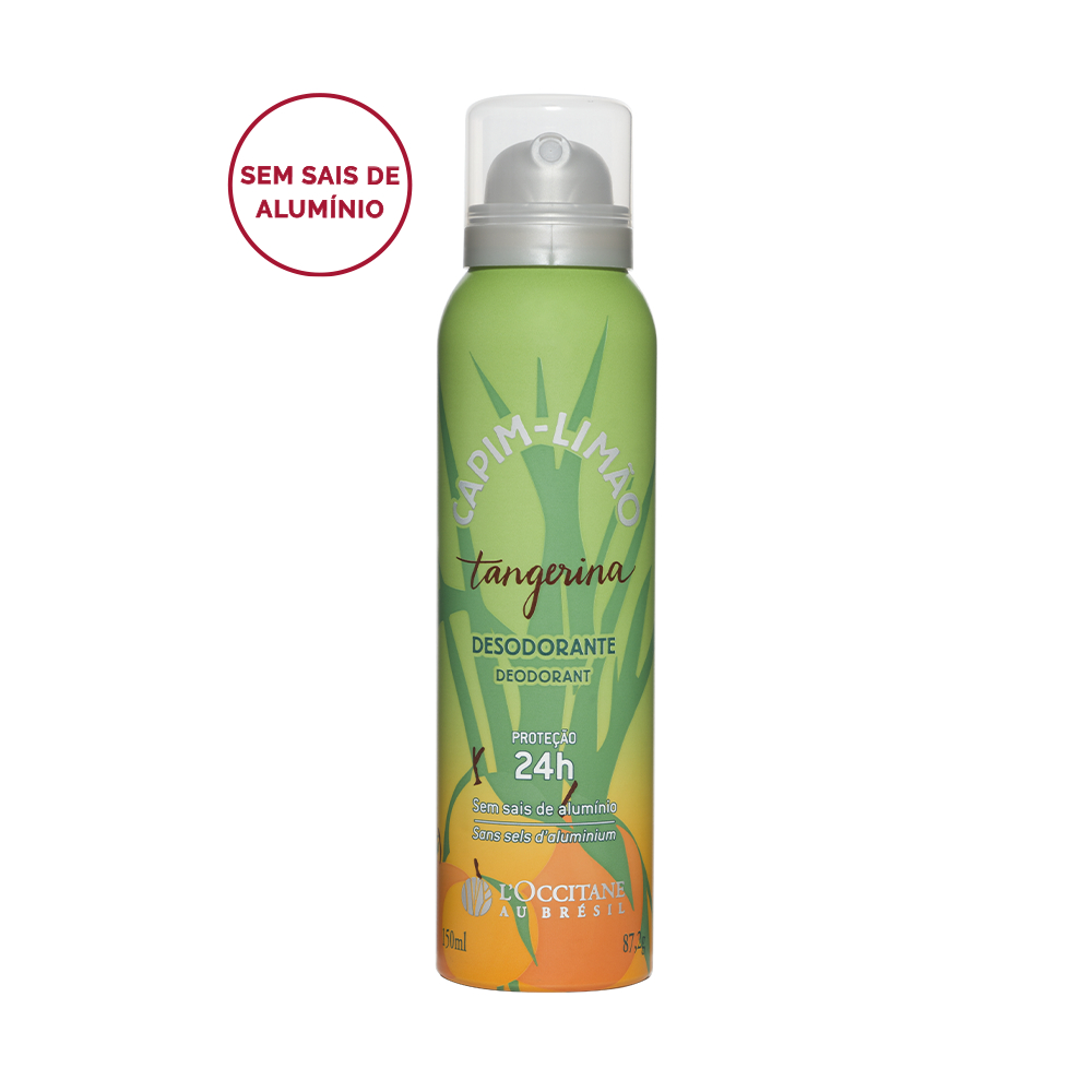 Desodorante Capim-Limão Tangerina 150ml Perfume Loccitane